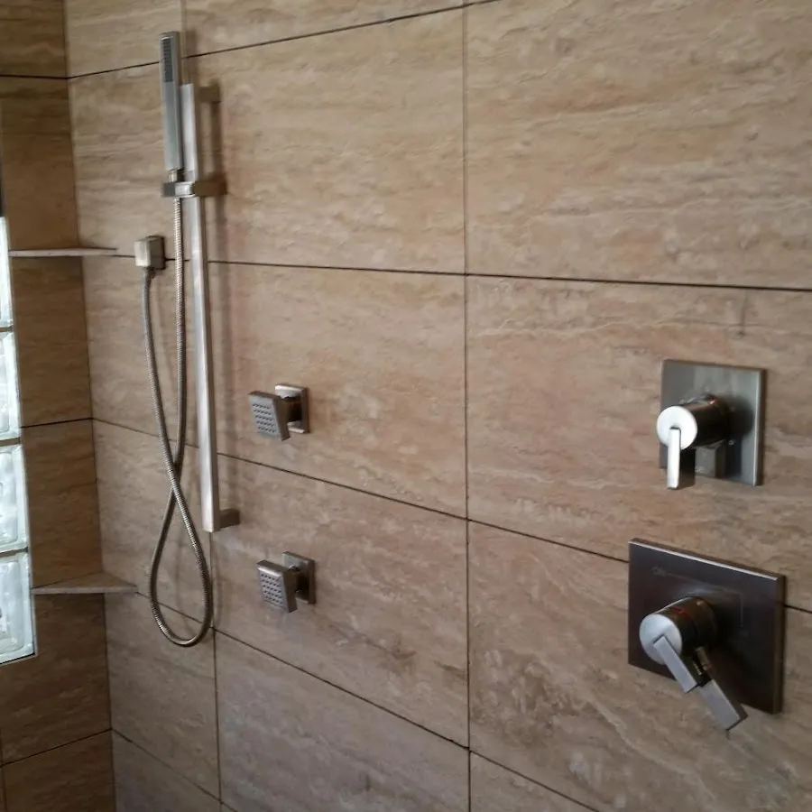 Shower fixture installation for Gas Line Repair in St. Louis Park